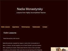 Tablet Screenshot of nadiamonastyrsky.com